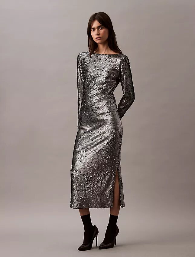 Sequin Midi Dress Sequin Midi Dress