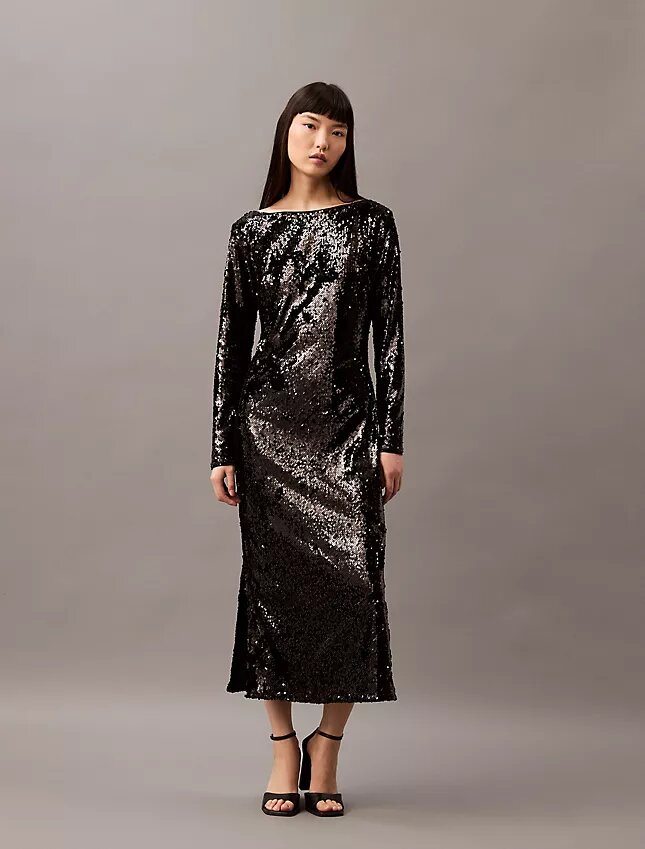 Sequin Midi Dress Sequin Midi Dress