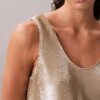 Sequin Scoop Neck Tank Top Sequin Scoop Neck Tank Top