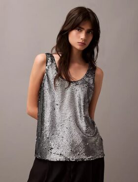 Sequin Tank Top