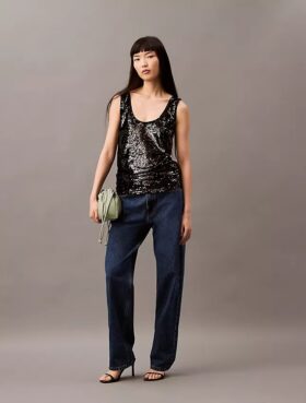 Sequin Tank Top