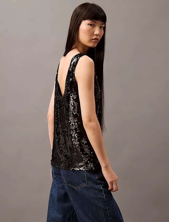 Sequin Tank Top Sequin Tank Top