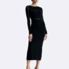 Sheer Cut out Back Maxi Dress Sheer Cut out Back Maxi Dress