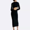 Sheer Cut out Back Maxi Dress Sheer Cut out Back Maxi Dress