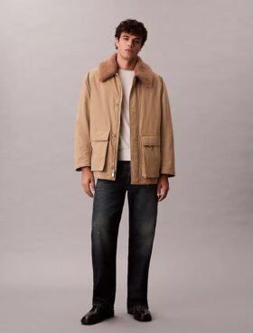 Sherpa Collar Puffer Car Coat Sherpa Collar Puffer Car Coat