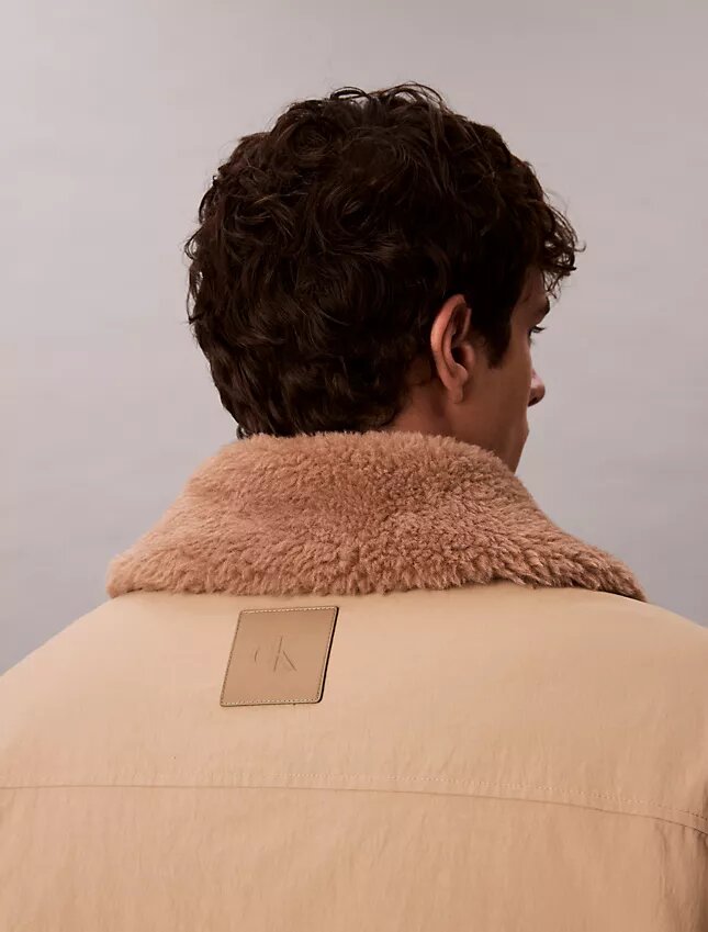 Sherpa Collar Puffer Car Coat Sherpa Collar Puffer Car Coat