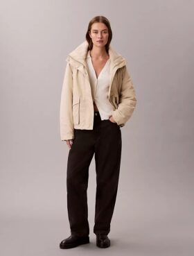 Sherpa Collar Relaxed Jacket