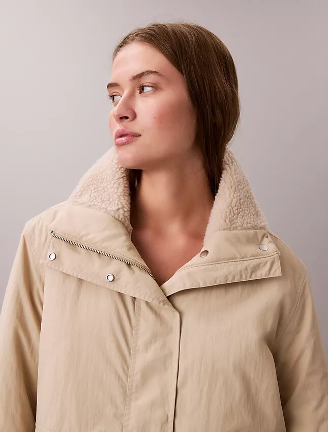 Sherpa Collar Relaxed Jacket Sherpa Collar Relaxed Jacket