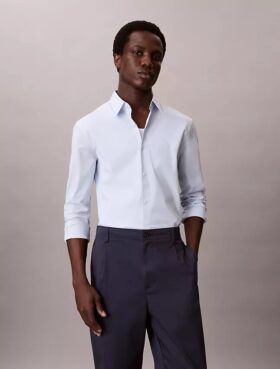 Slim Stretch Button-Down Shirt