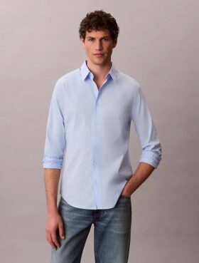 Slim Stretch Button-Down Shirt
