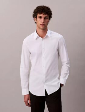 Slim Stretch Button-Down Shirt