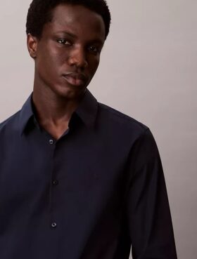 Slim Stretch Button-Down Shirt