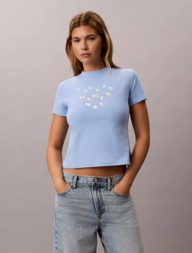 Slim Tiered Logo Graphic Tee
