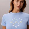 Slim Tiered Logo Graphic Tee Slim Tiered Logo Graphic Tee