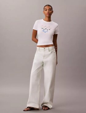 Slim Tiered Logo Graphic Tee