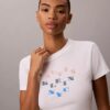 Slim Tiered Logo Graphic Tee Slim Tiered Logo Graphic Tee