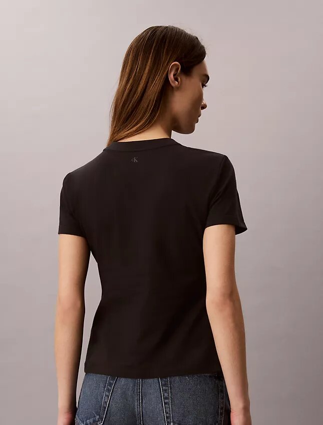 Slim Tiered Logo Graphic Tee Slim Tiered Logo Graphic Tee