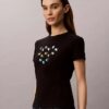 Slim Tiered Logo Graphic Tee Slim Tiered Logo Graphic Tee