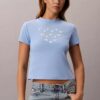 Slim Tiered Logo Graphic Tee Slim Tiered Logo Graphic Tee