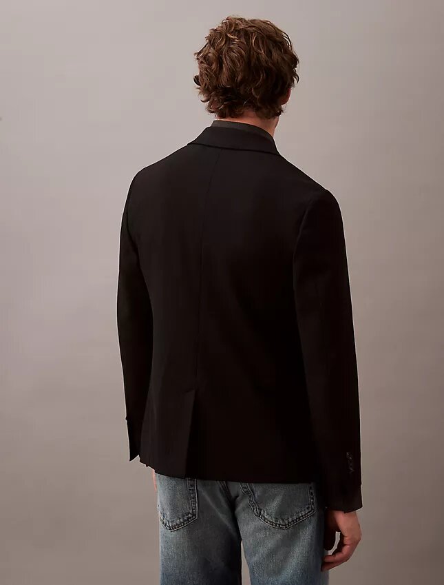 Slim Wool Gabardine Blazer Slim Wool Gabardine Blazer