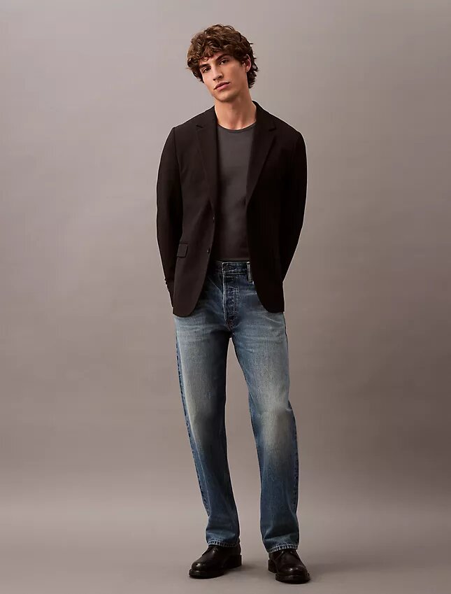 Slim Wool Gabardine Blazer Slim Wool Gabardine Blazer
