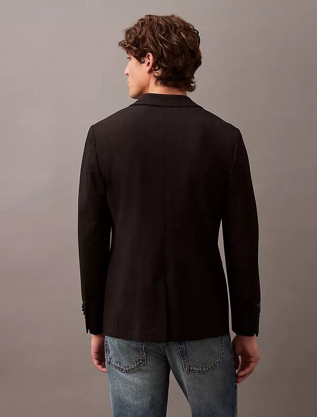 Slim Wool Gabardine Blazer Slim Wool Gabardine Blazer