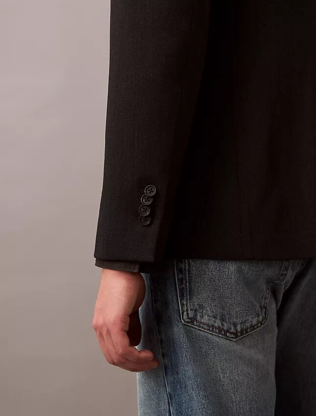 Slim Wool Gabardine Blazer Slim Wool Gabardine Blazer