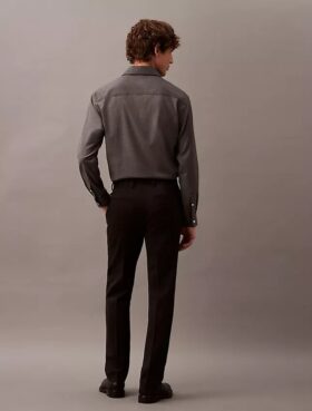 Slim Wool Gabardine Trouser Slim Wool Gabardine Trouser