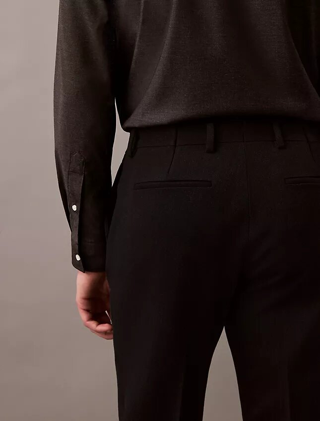 Slim Wool Gabardine Trouser Slim Wool Gabardine Trouser