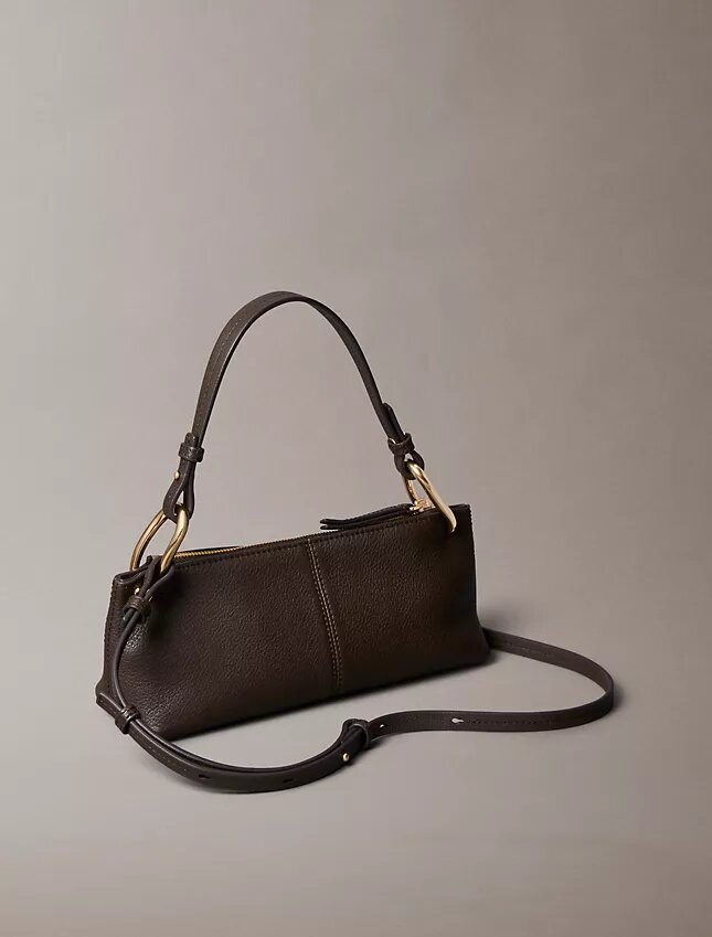 Slouchy Leather Small Convertible Bag Slouchy Leather Small Convertible Bag
