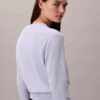 Smooth Cotton Chenille Monogram Sweater