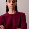 Smooth Cotton Chenille Monogram Sweater