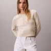 Smooth Cotton Chenille Monologo Sweater Smooth Cotton Chenille Monologo Sweater