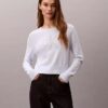 Smooth Cotton Chenille Monologo Sweater Smooth Cotton Chenille Monologo Sweater