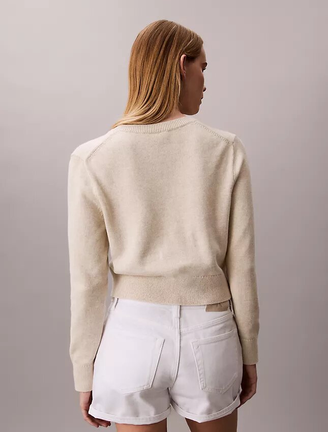 Smooth Cotton Chenille Monologo Sweater Smooth Cotton Chenille Monologo Sweater
