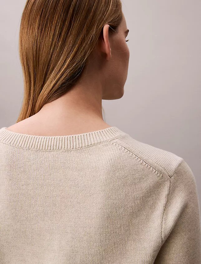 Smooth Cotton Chenille Monologo Sweater Smooth Cotton Chenille Monologo Sweater