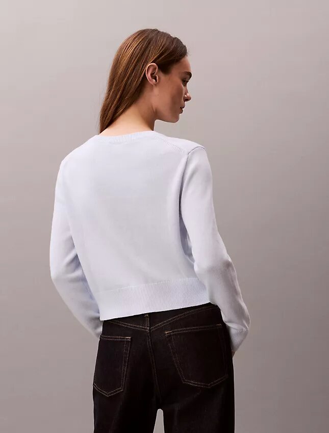Smooth Cotton Chenille Monologo Sweater Smooth Cotton Chenille Monologo Sweater