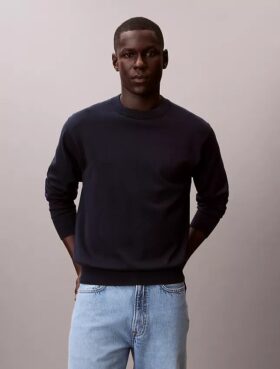 Smooth Cotton Easy Sweater