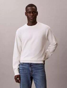Smooth Cotton Easy Sweater