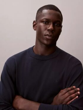 Smooth Cotton Easy Sweater