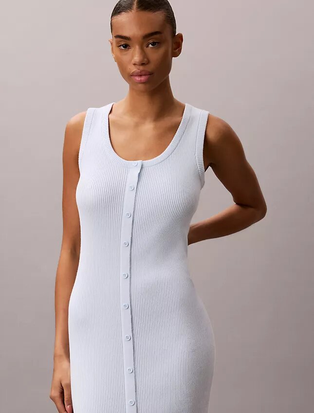 Smooth Cotton Midi Dress Smooth Cotton Midi Dress