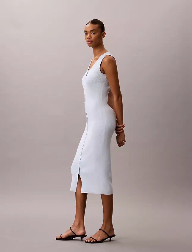 Smooth Cotton Midi Dress Smooth Cotton Midi Dress