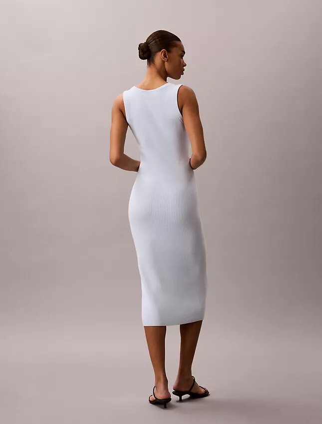 Smooth Cotton Midi Dress Smooth Cotton Midi Dress