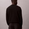 Smooth Cotton Monogram Relaxed Sweater