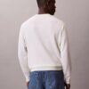 Smooth Cotton Monogram Relaxed Sweater