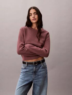 Smooth Cotton Monogram Sweater