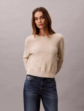 Smooth Cotton Monogram Sweater