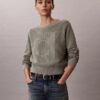 Smooth Cotton Monogram Sweater