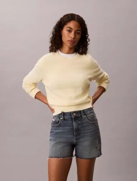 Smooth Cotton Monogram Sweater