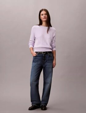Smooth Cotton Monogram Sweater